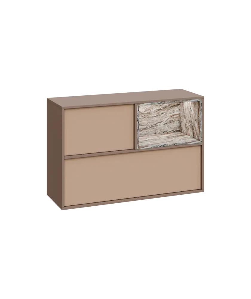 ERY H1231 P horní modul, pravý, 2-výklop/nika, 770x1200x400, neutrální